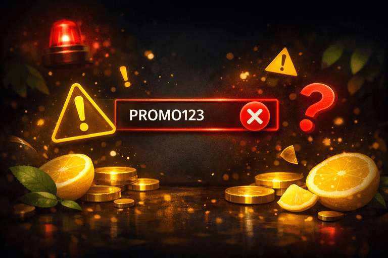 Promókód-hiba a Lemon Casino oldalon helytelen formátum, lejárt ajánlat, nem megfelelő kampány vagy fiókhoz kapcsolódó korlátozás miatt